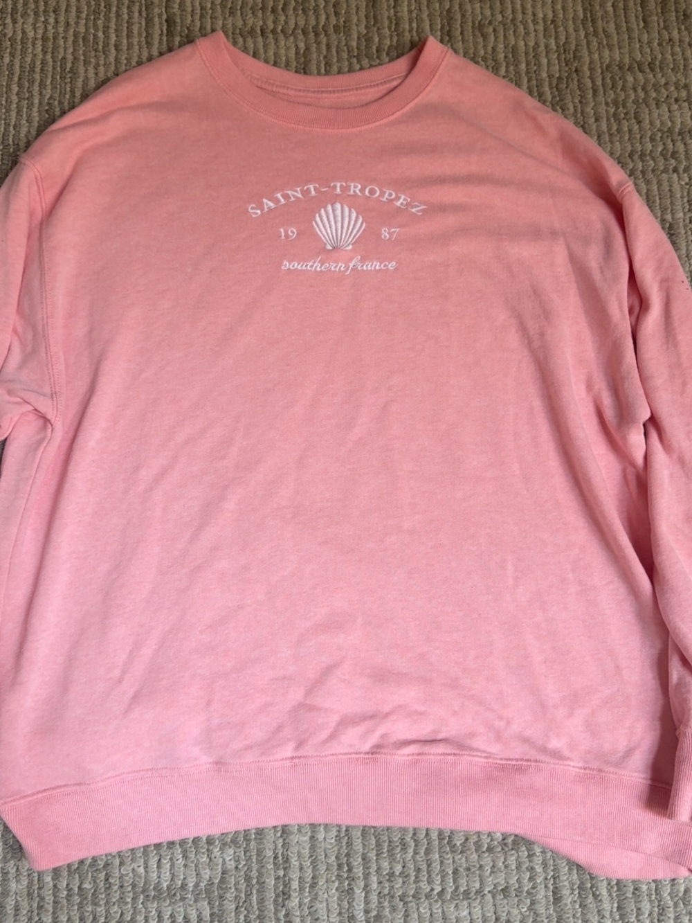 Pink Crewneck Sweatshirt